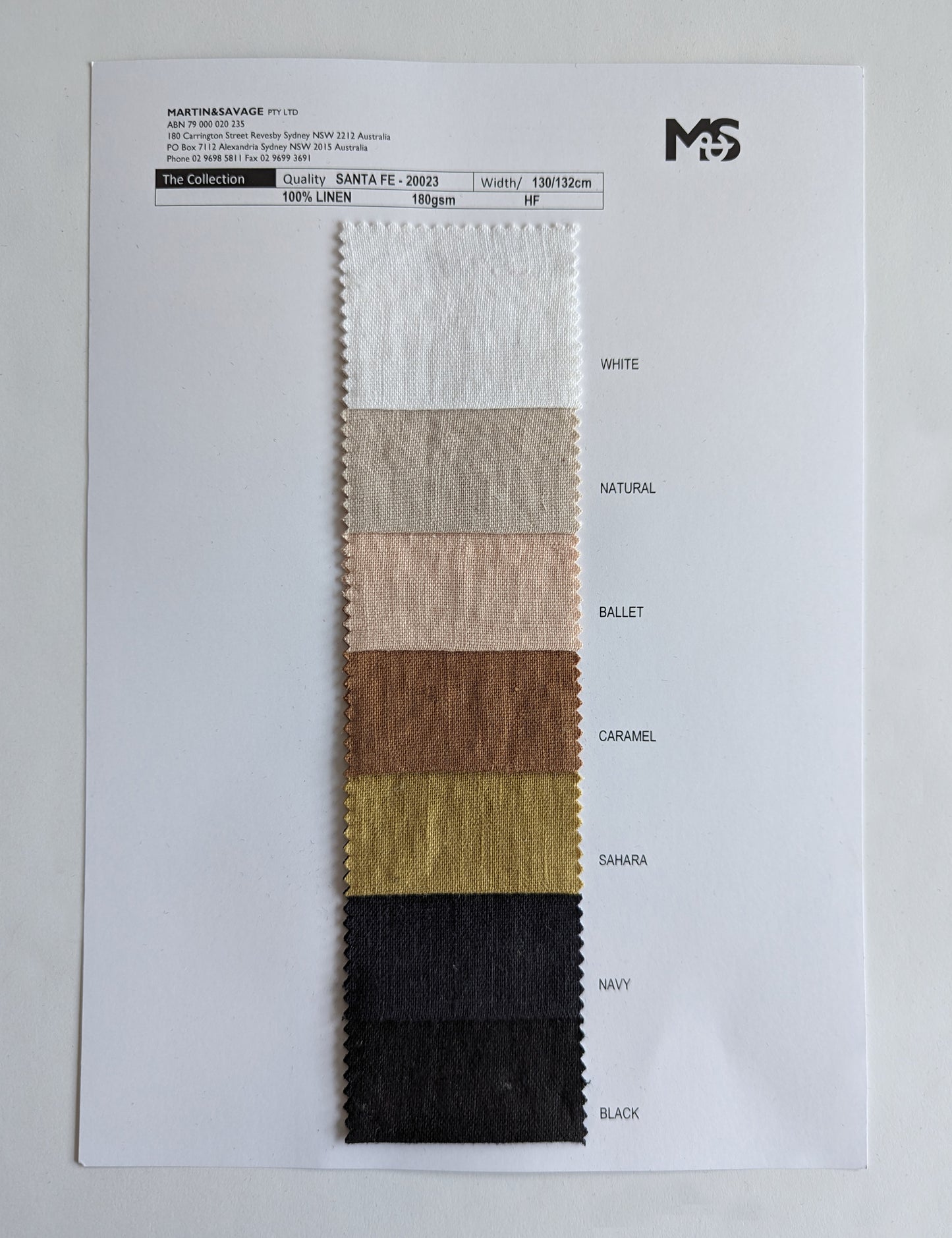 Colour Card