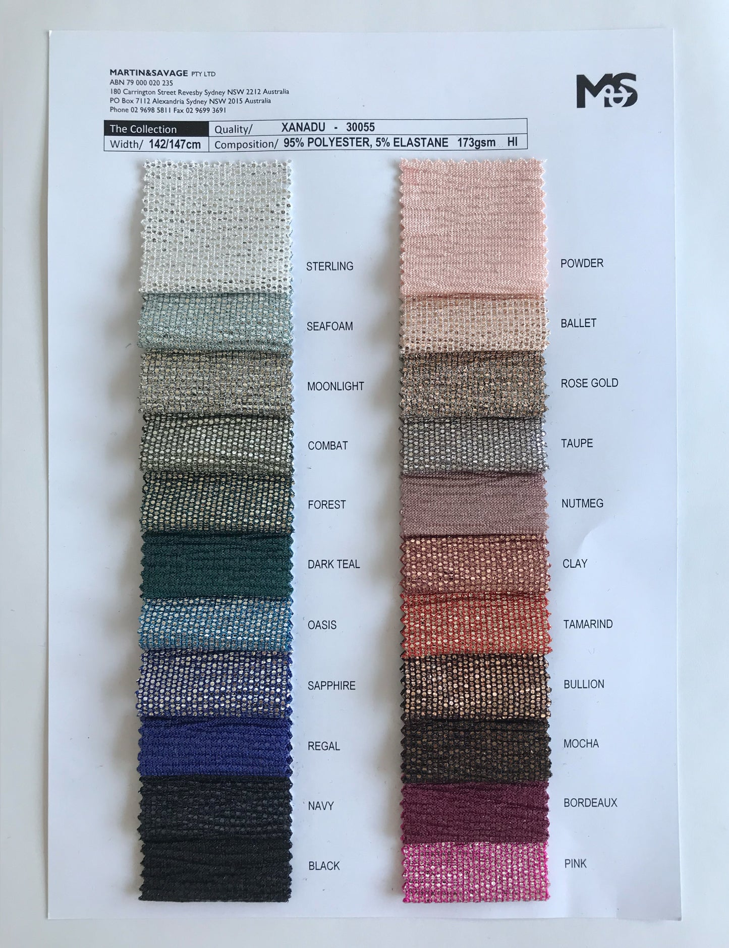 Colour Card