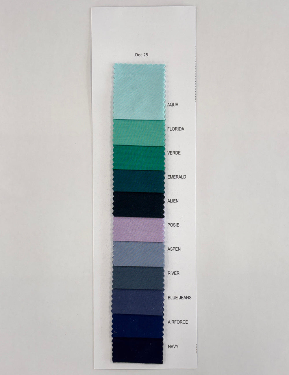 Colour Card