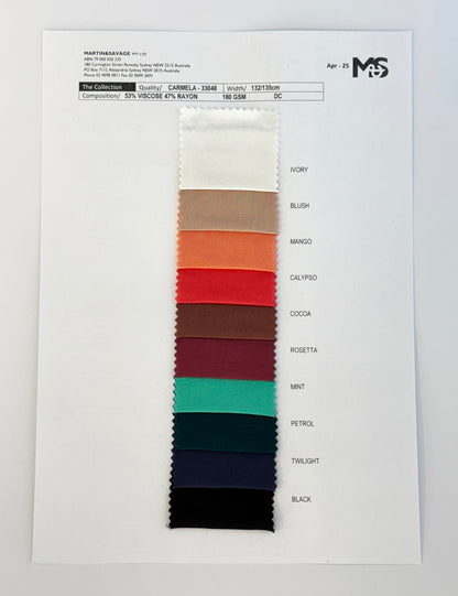 Colour Card | Carmela