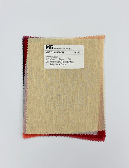 Colour Card | Yoryu Chiffon