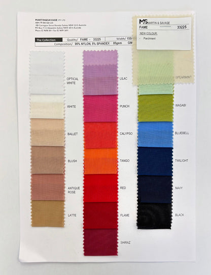 Colour Card | Fame